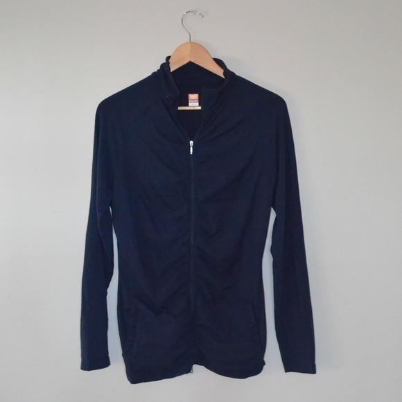 Lucy Jackets & Blazers - Lucy Power Ruched Zip Up Long Sleeve Jacket